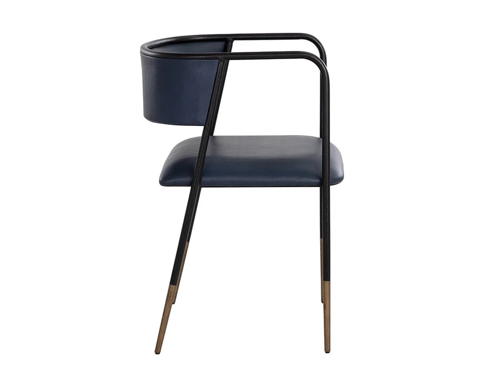 Willowcrest Dining Armchair - Admiral Black