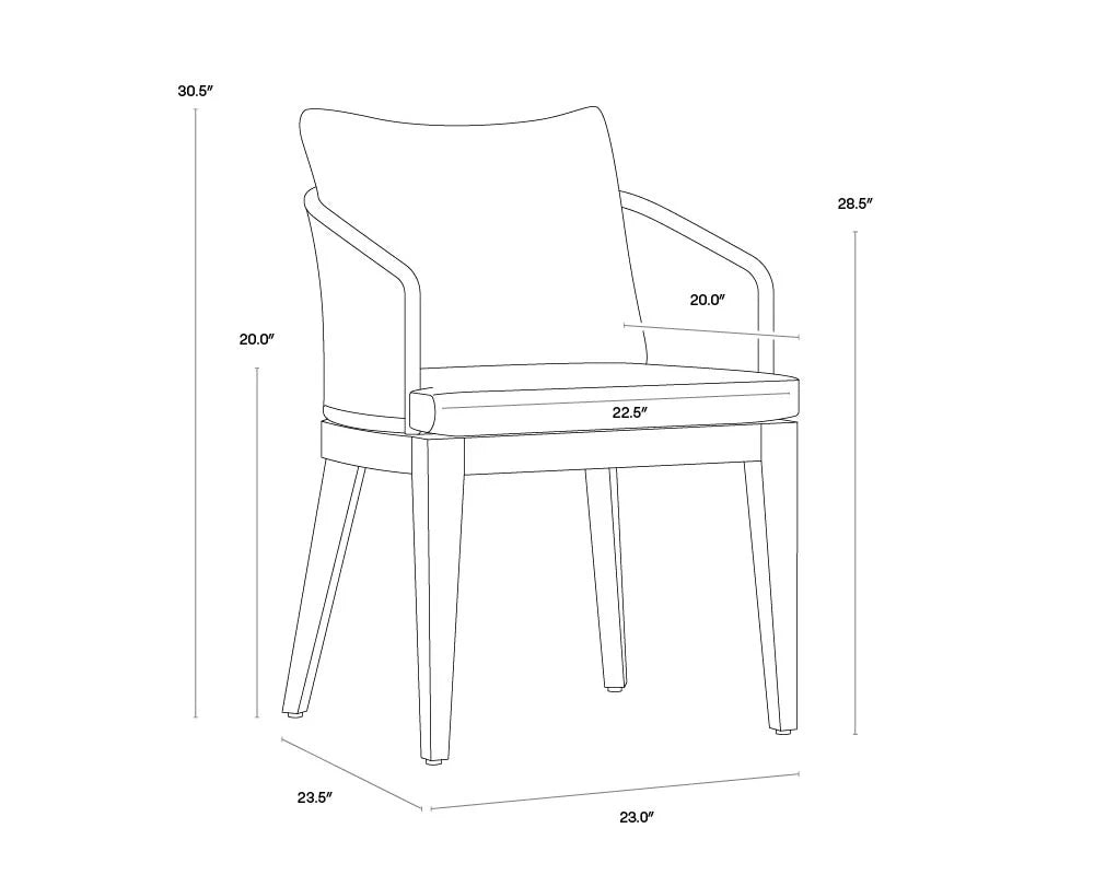 Driftwood Dining Armchair