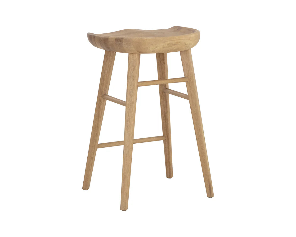 Mesa Oak Counter Stool