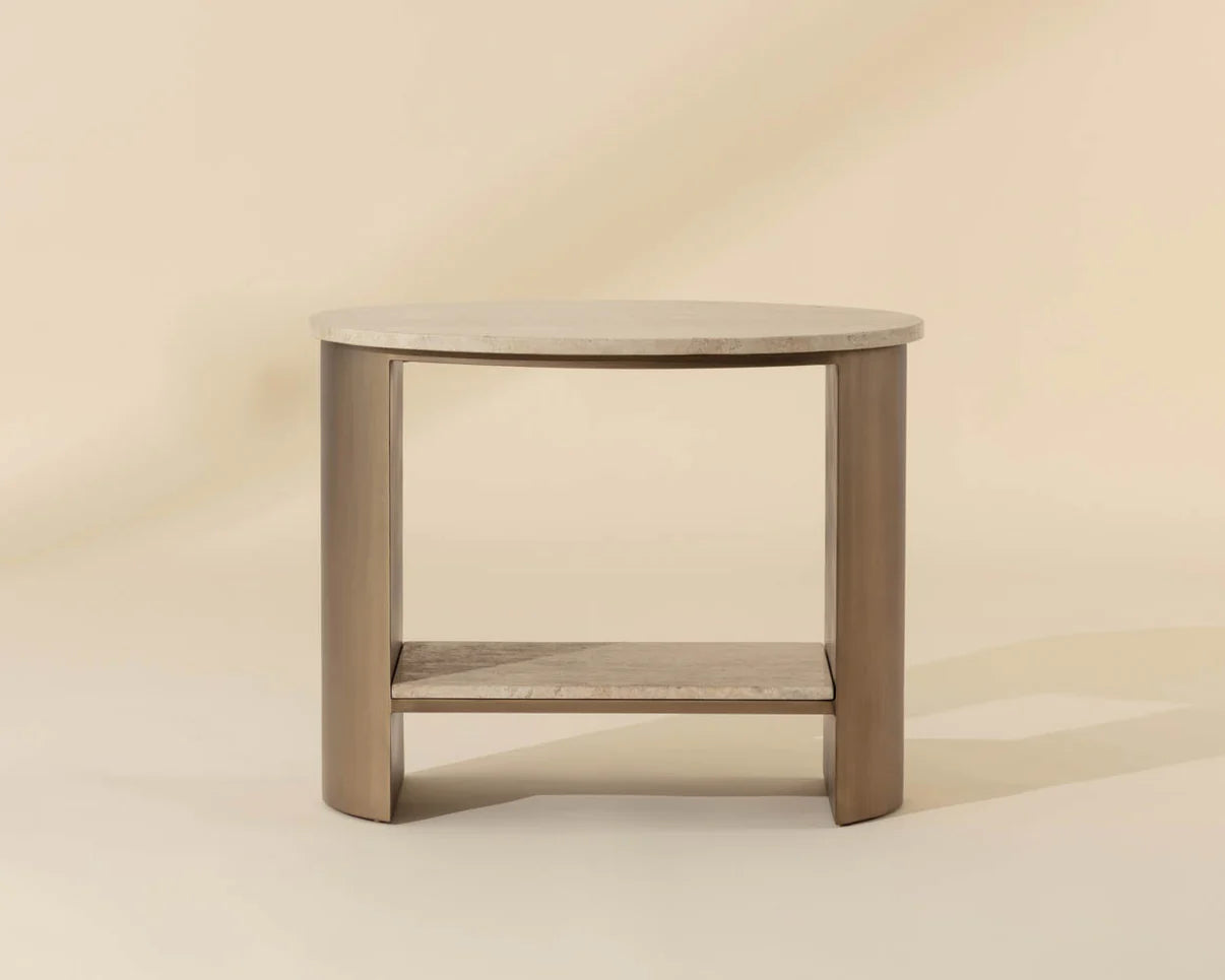 Stratum Side Table - Oval