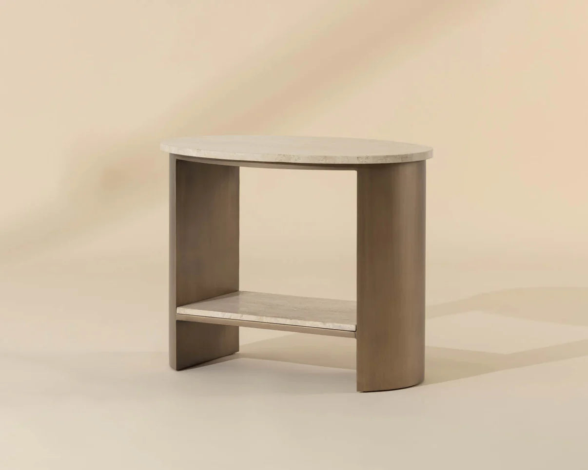 Stratum Side Table - Oval