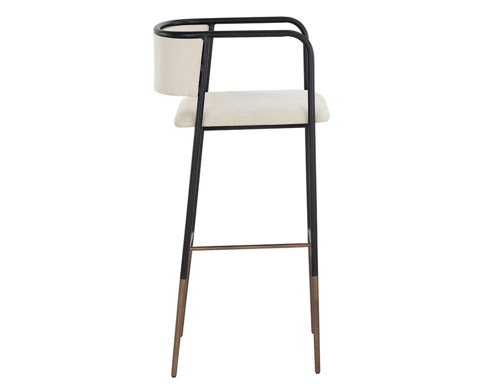 Willowcrest Barstool - Alabaster
