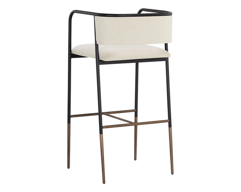 Willowcrest Barstool - Alabaster