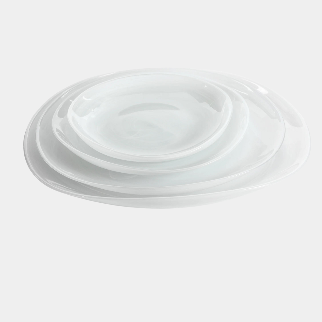 Alabaster Plate, Set of 4