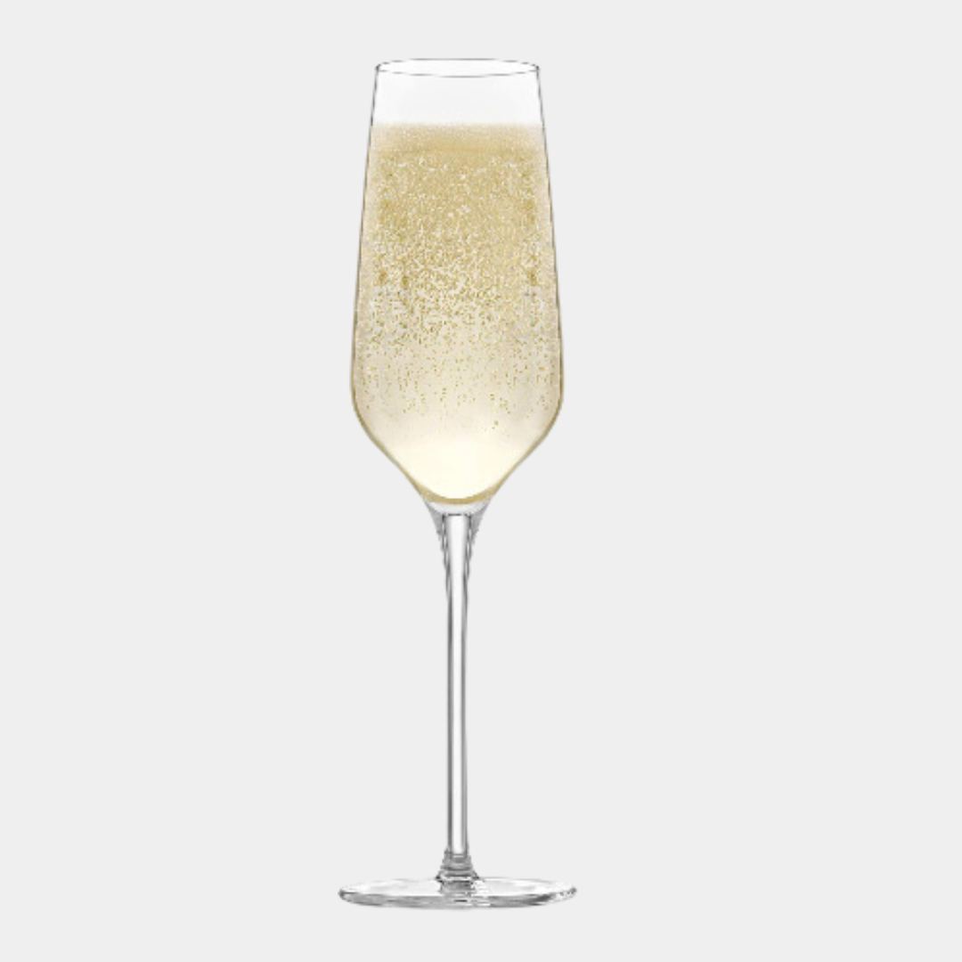 Champagne Flute Glasses, Set of 2
