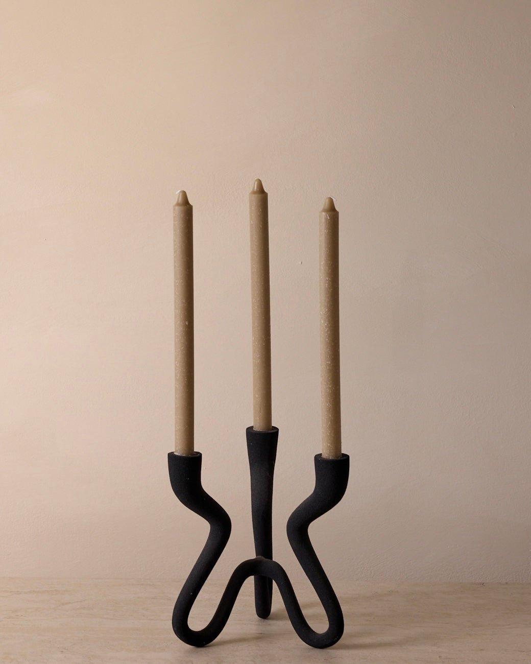 Ebony Elevated Candelabra