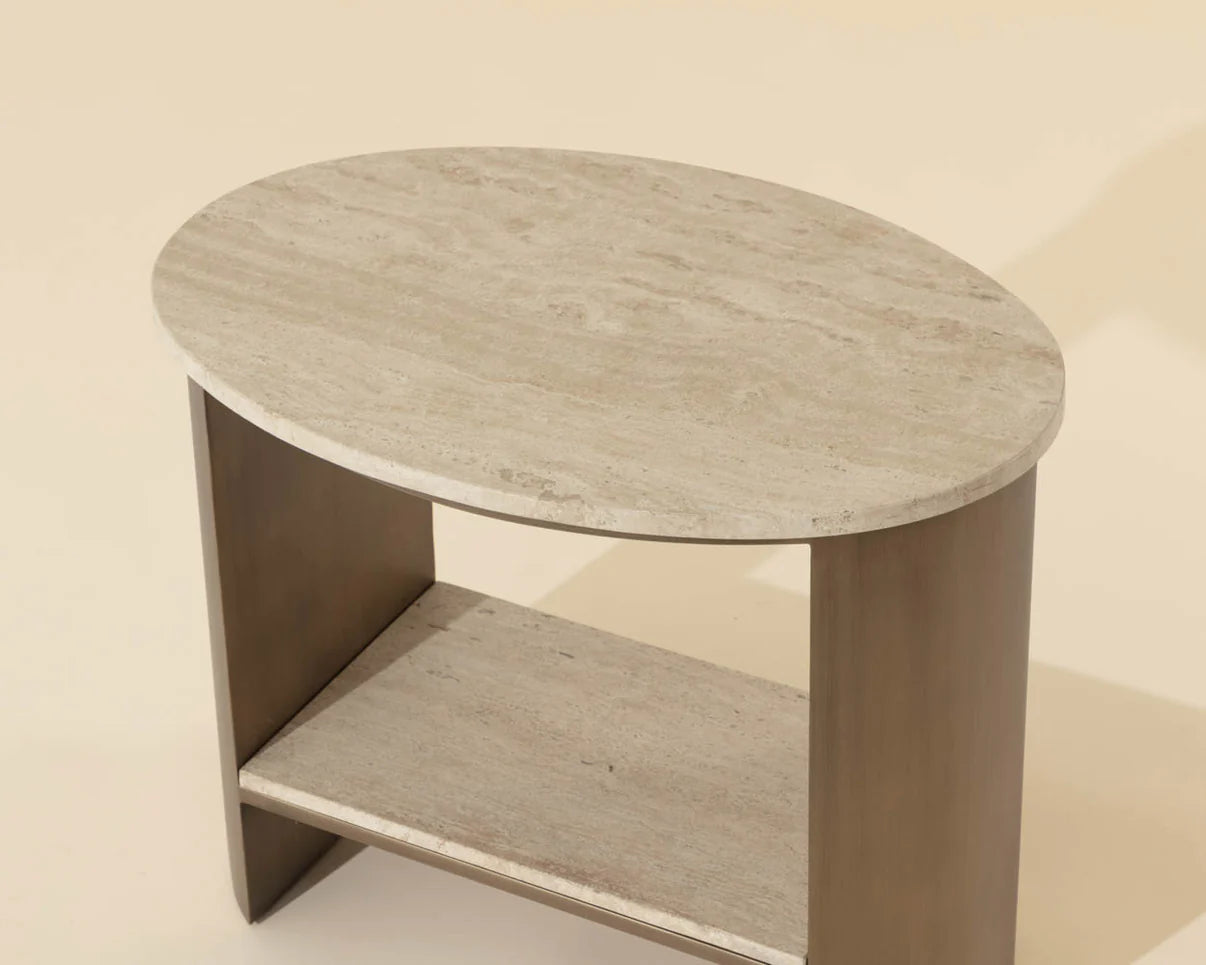 Stratum Side Table - Oval