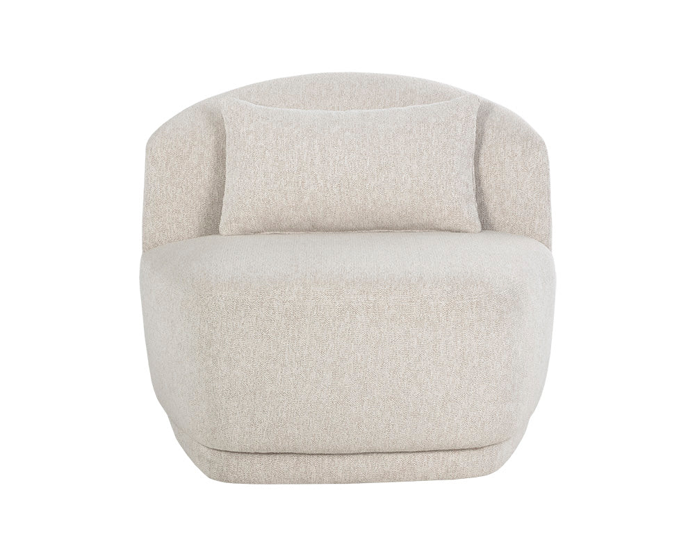 Dahlia Swivel Armless Chair