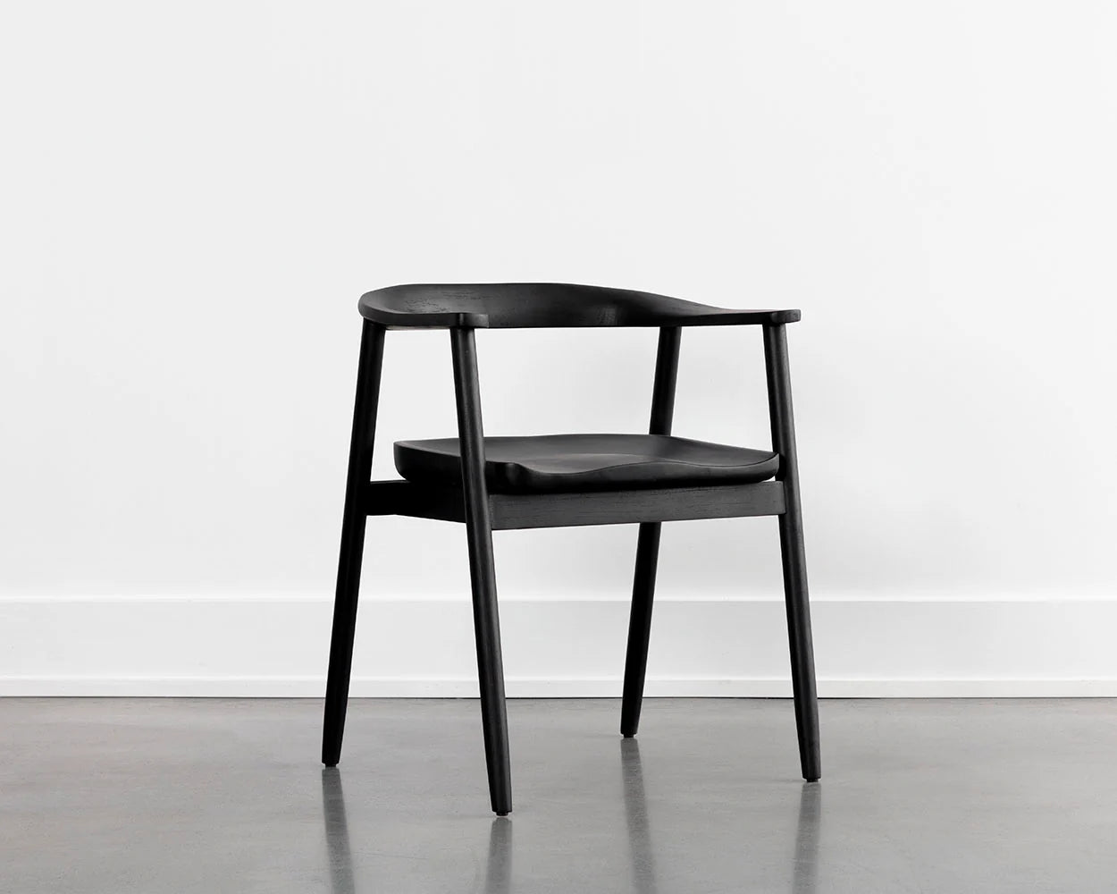 Acacia Dining Armchair - Black