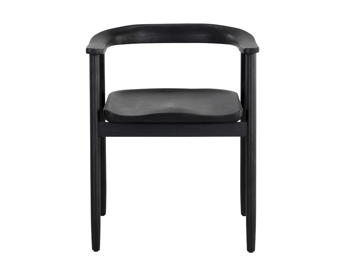 Acacia Dining Armchair - Black