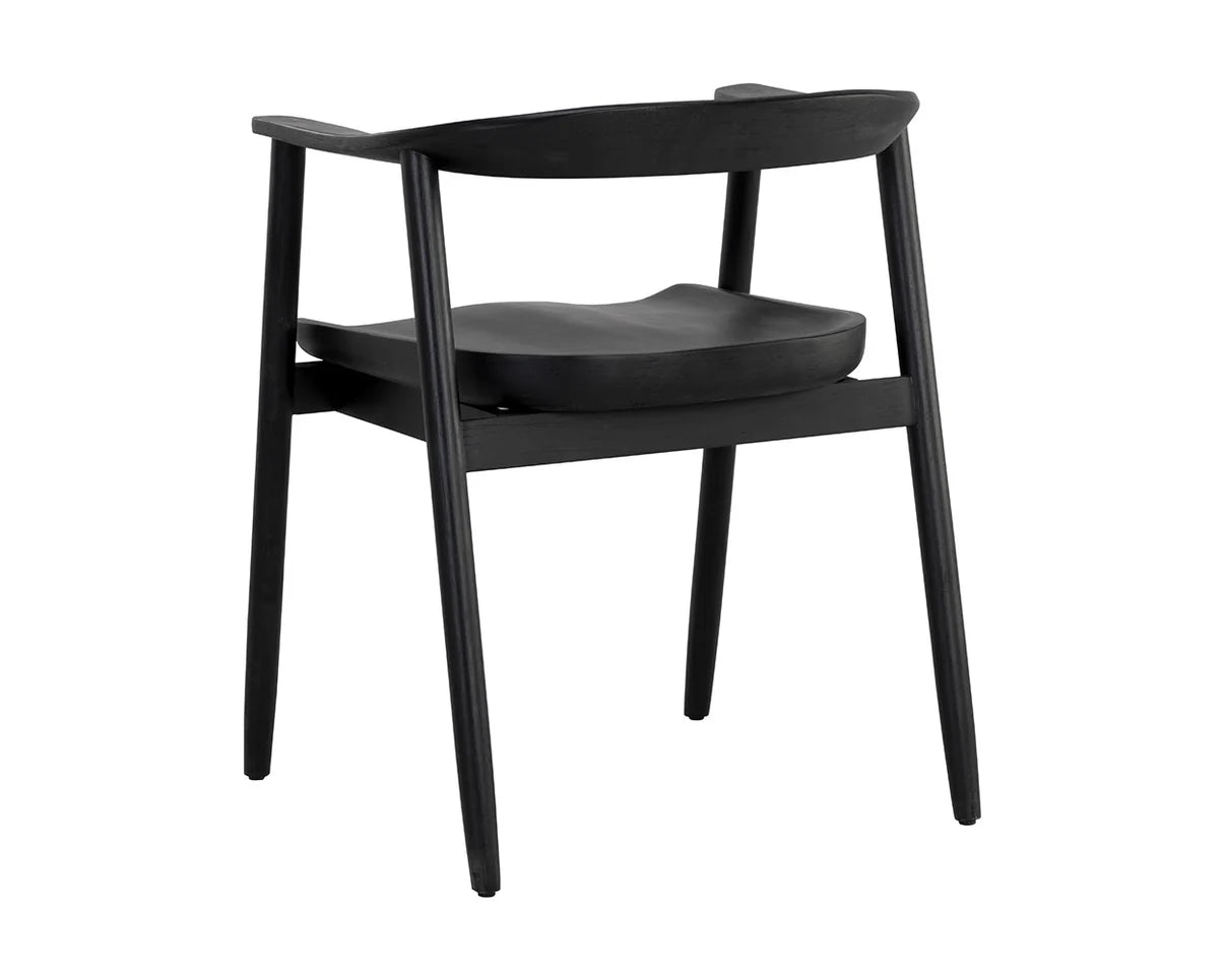 Acacia Dining Armchair - Black