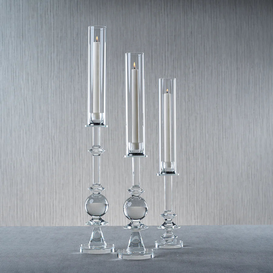 Crystal Candle Holder Set of 3