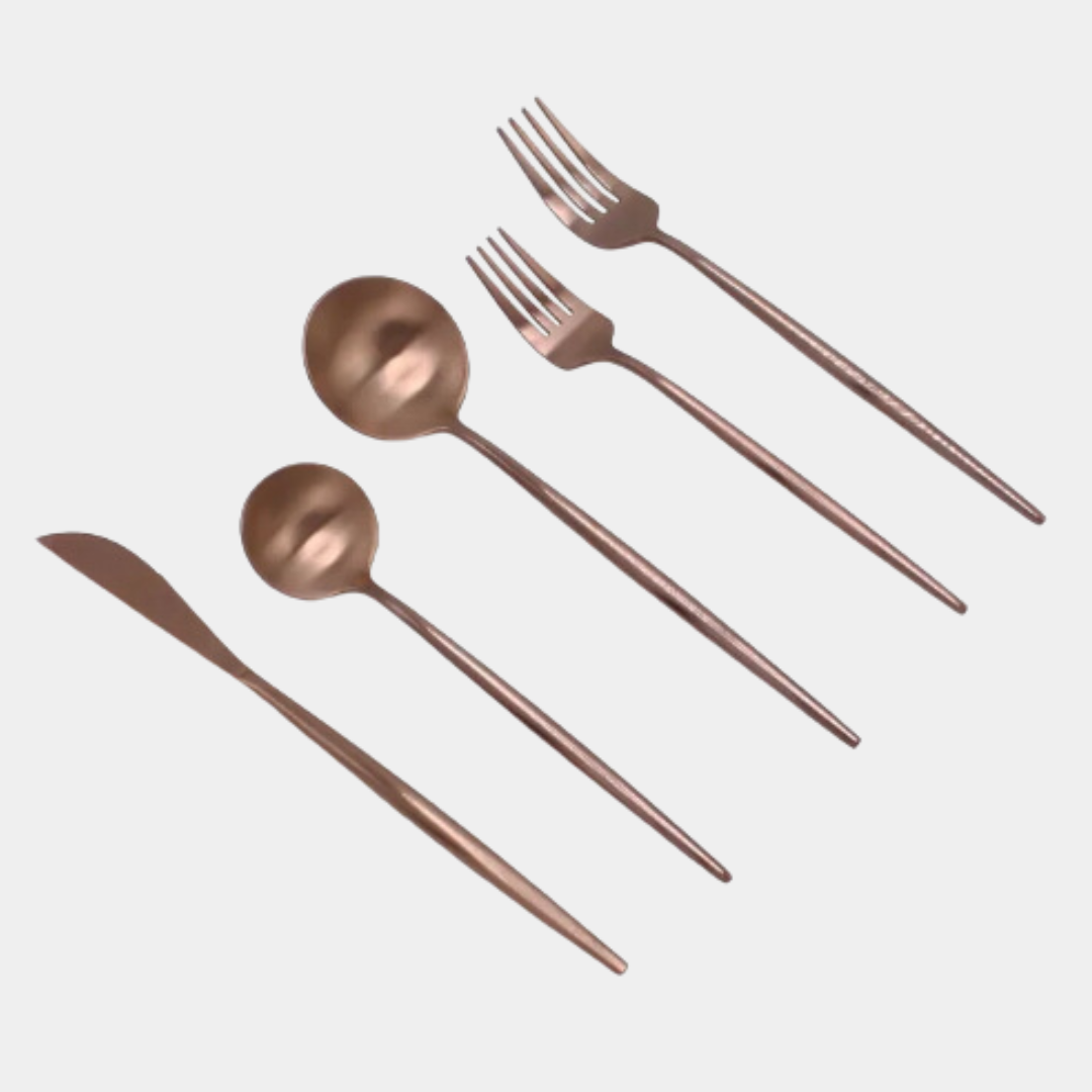 Stainless Steel Flatware Set of 5