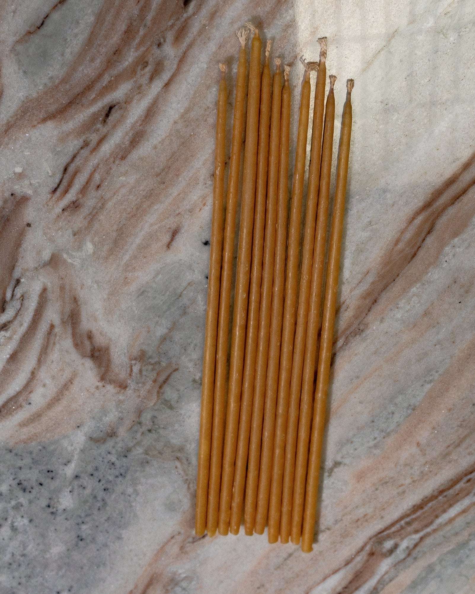 Beeswax Taper Candles (Set of 10)