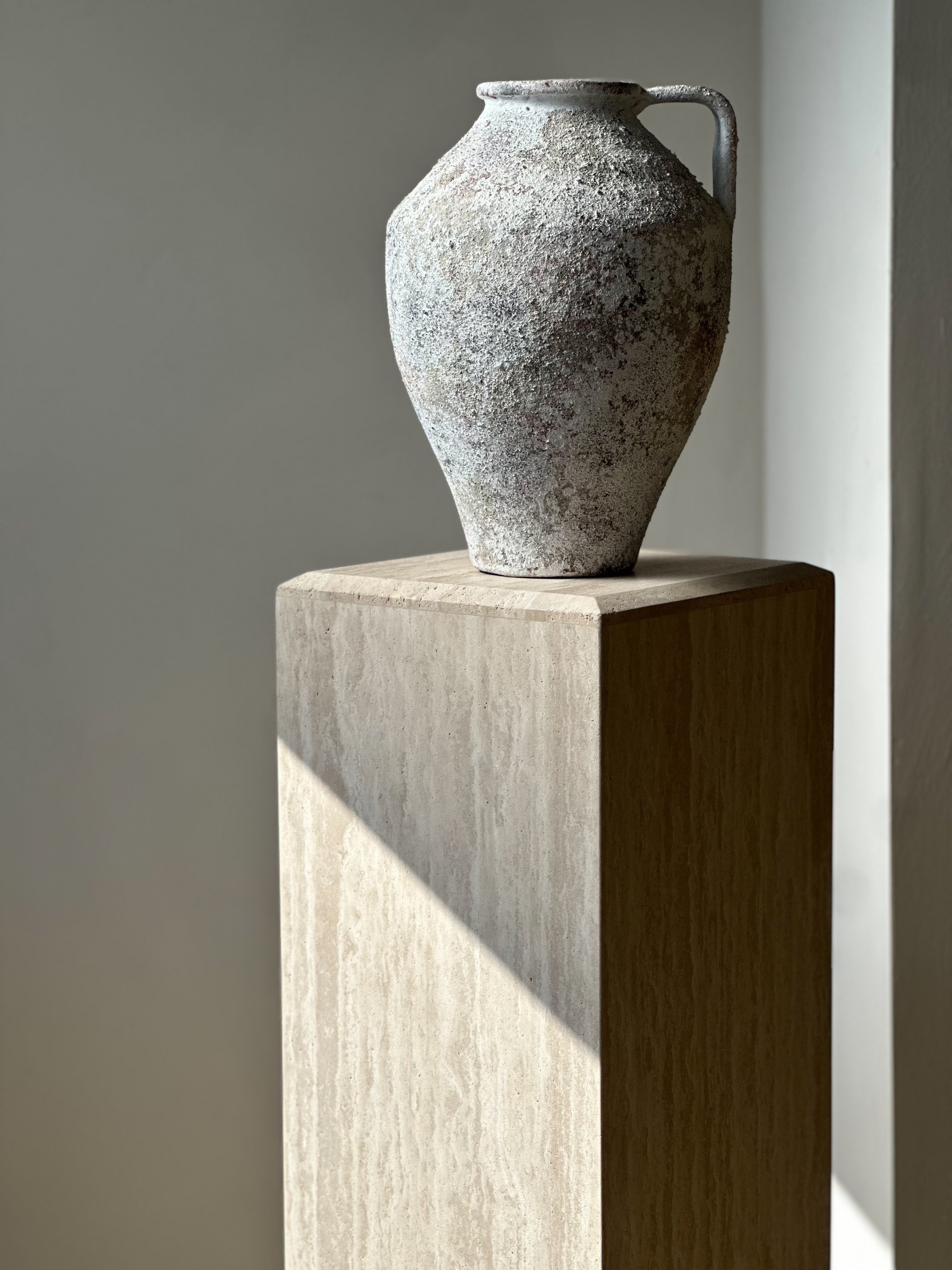 Honed Travertine Column Large