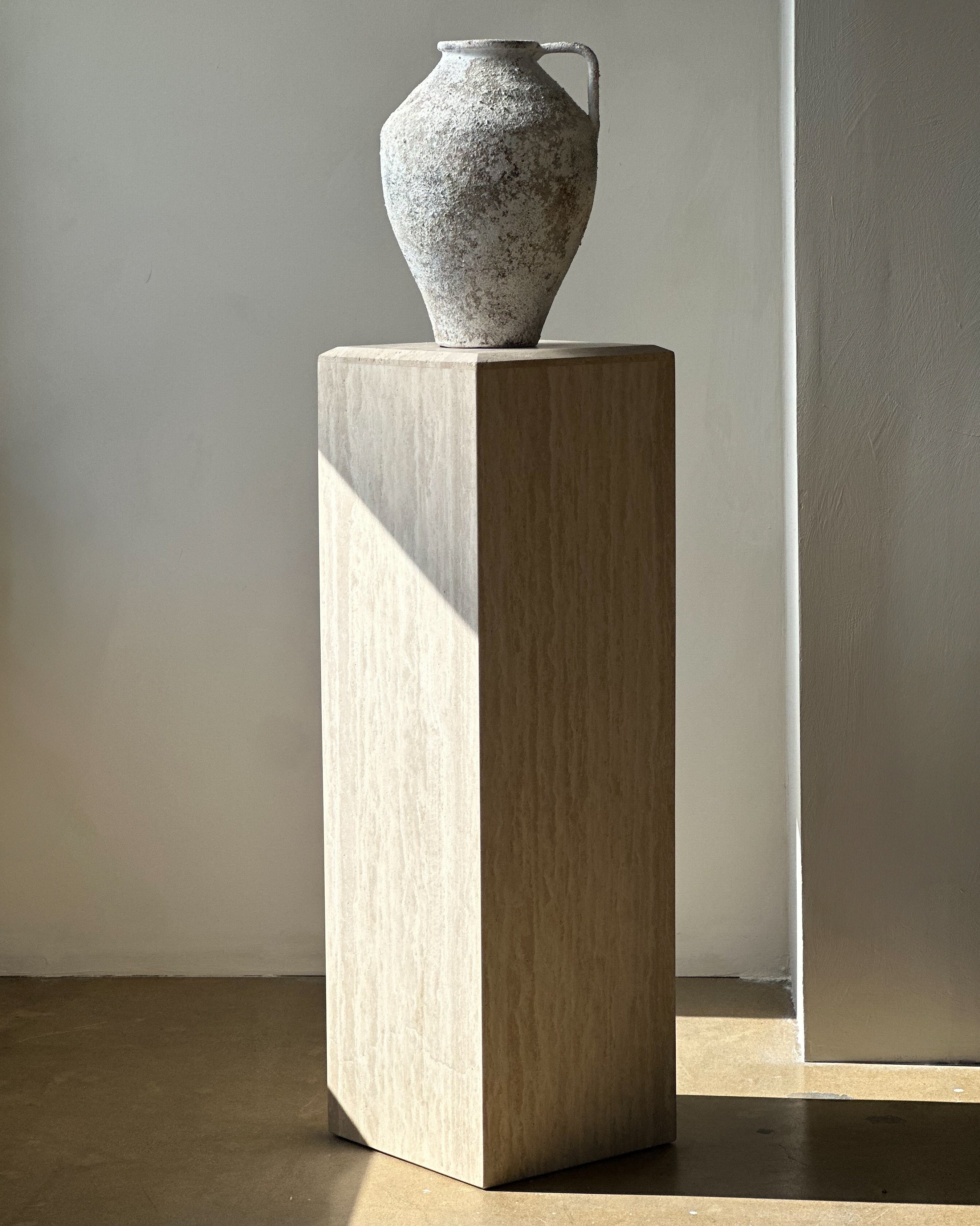 Honed Travertine Column Large