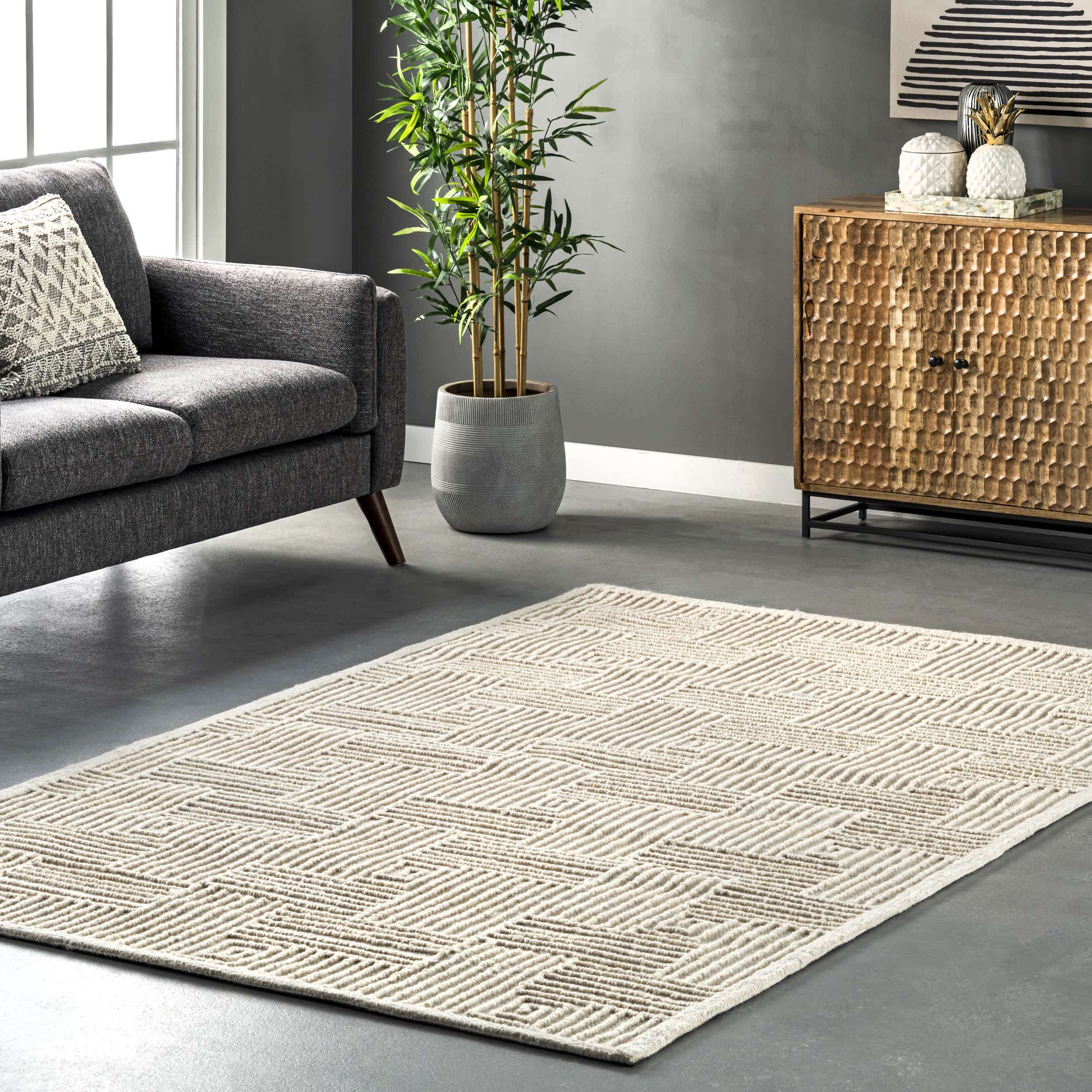 Mallory Wool Geometric Area Rug